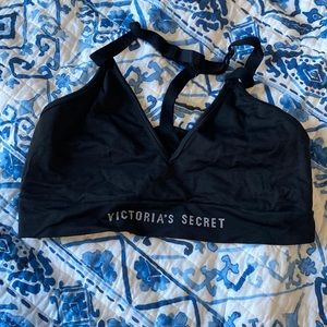 Victoria’s Secret v neck sports bra in black